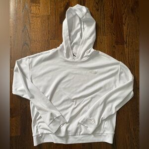 The North Face- TNF white lightweight wander hoodie UPF long sleeve hooded shirt